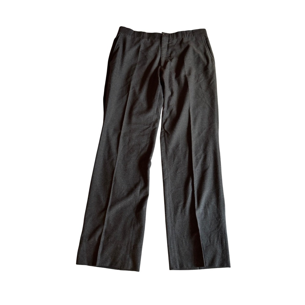 Polo Ralph Lauren Mens 38 Wool Trousers Made in Italy Vintage Suspender Buttons